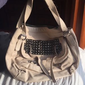Rockstud Faux Leather Bag